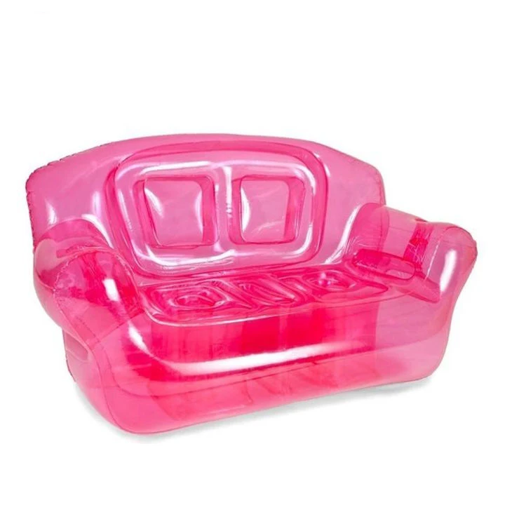Maßgeschneiderte aufblasbare 2-Personen-Couch aus transparentem PVC, aufblasbares Sofa, Stuhl, Ecksofa, Sessel, Luftsofa Image