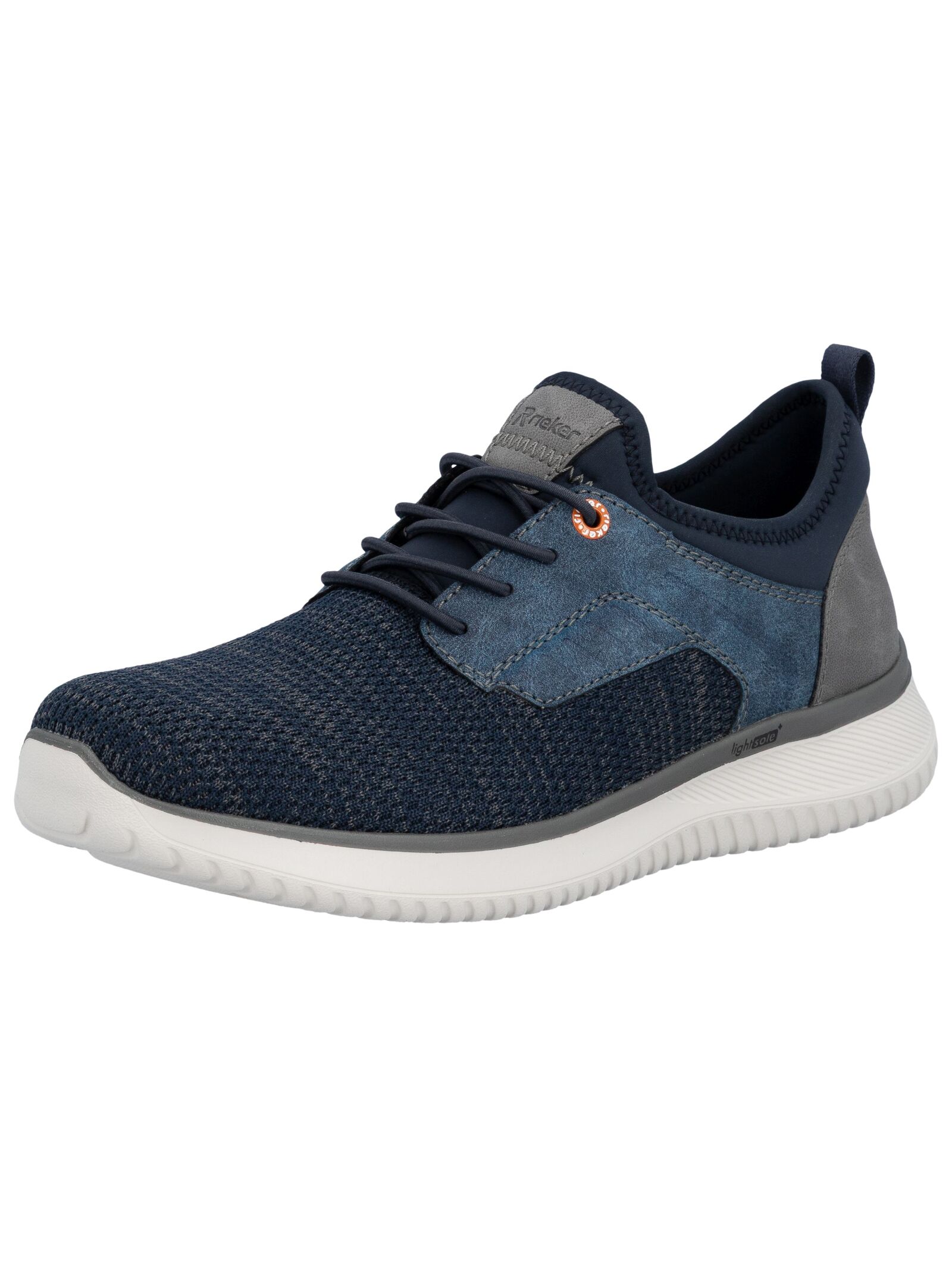 Sneaker RIEKER "Rieker Sneaker Textil", Herren, Gr. 42, blau, Textil, Schuhe Sneaker