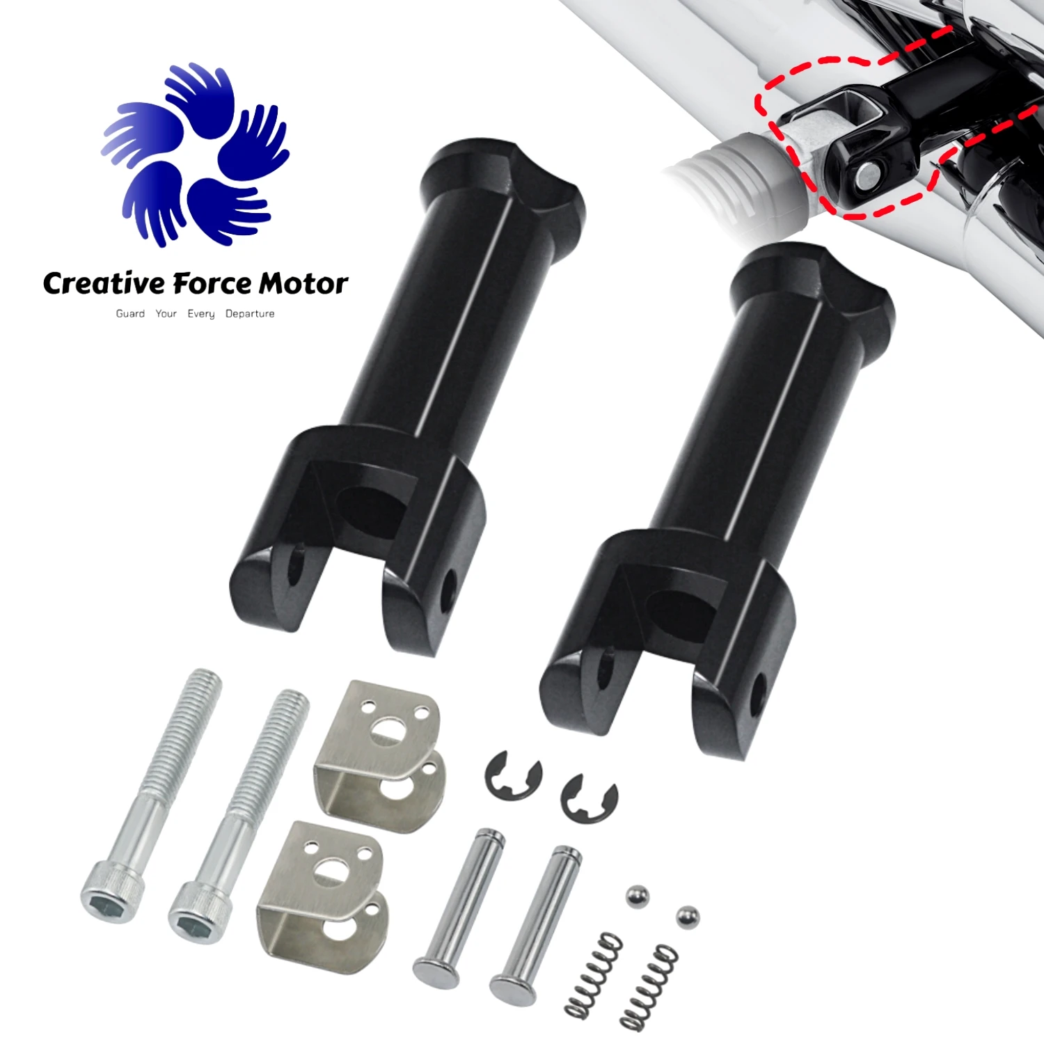 14 Pezzi Kit Supporto Pedane Passeggero Pedali Posteriori Motocicletta Per Harley Softail Street Bob Fat Boy 114 Breakout Low Rider S Heritage Classic Sport Glide FXST FLSL 2018-2026, accessori