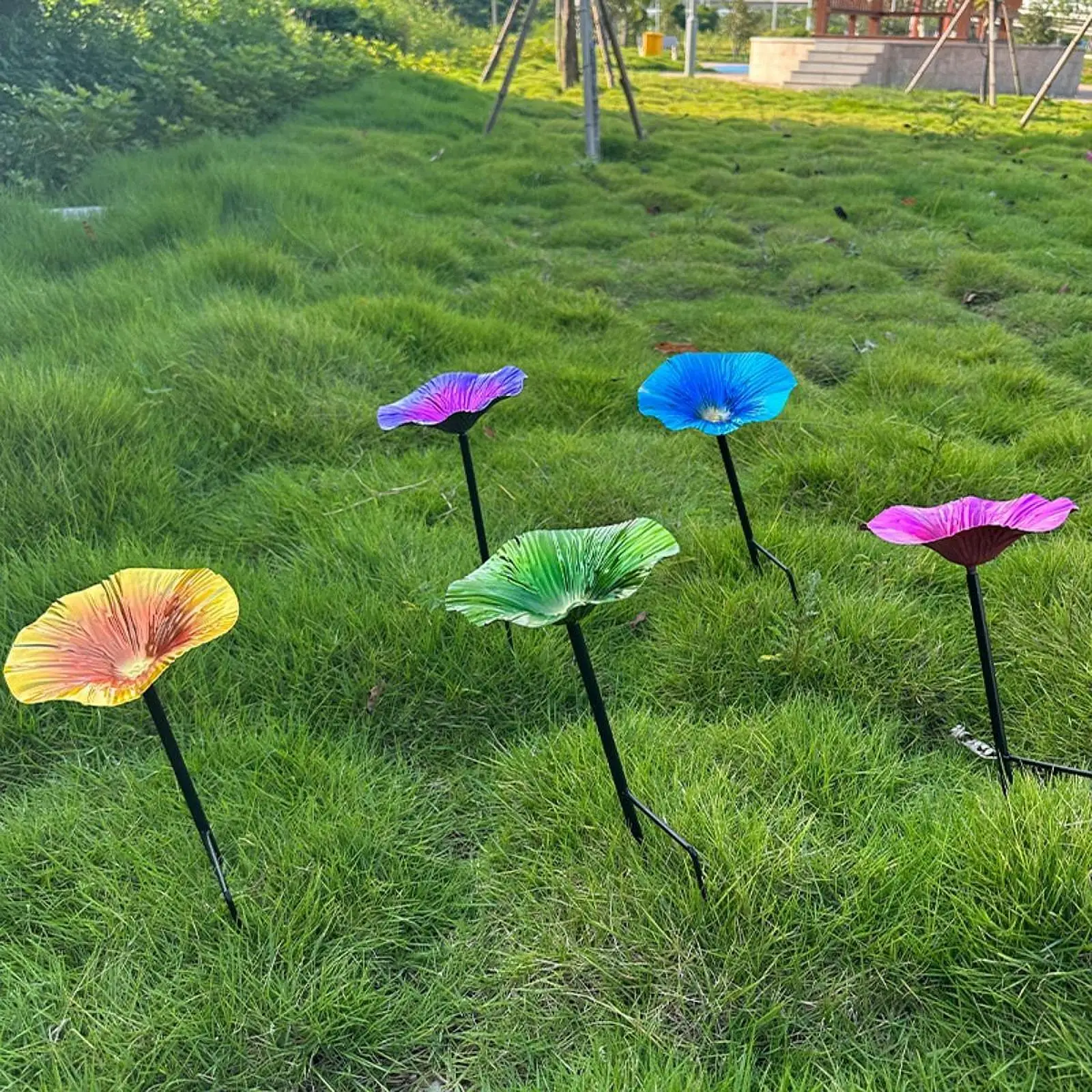 Bain d'oiseaux pour jardin extérieur support amovible bol de bain d'oiseaux avec piquet de jardin pour cour jardin extérieur Patio cour voie