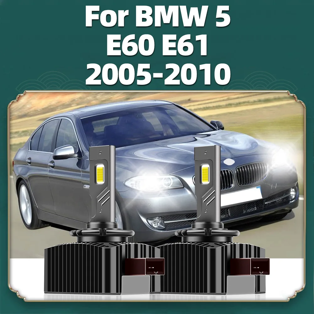 D Serie D1S Led Scheinwerfer Lampen 12V Canbus Lichter Auto Lampe 55W 110W Auto Lichter 6000K 30000LM Für BMW 5 E60 E61 2005-2010 Image
