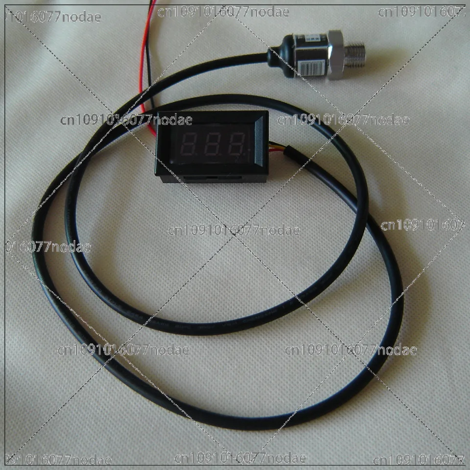 Digitales Manometer, kleines Panel montiertes Manometer, Akku, pneumatischer Stoßdämpfer, digitaler Druck Image