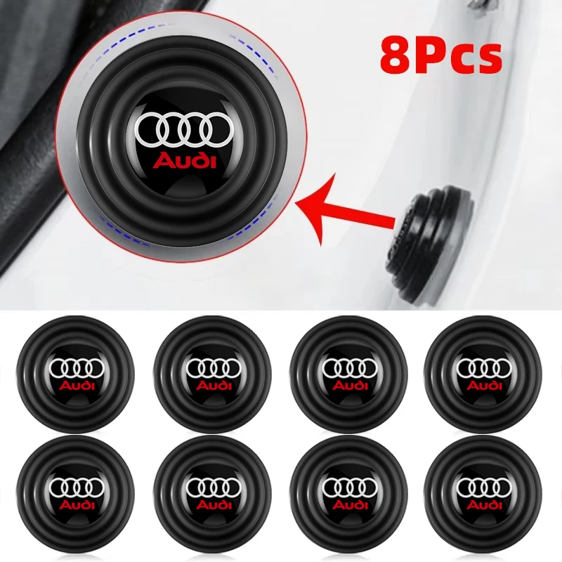 8Pcs Auto Tür Anti-shock Pad Anti-lärm Puffer Dichtung Auto Innen Zubehör Für Audi A1 A2 A3 a4 A5 A6 A7 A8 Q1 Q2 Q3 Q4 Q5 Q6 Image