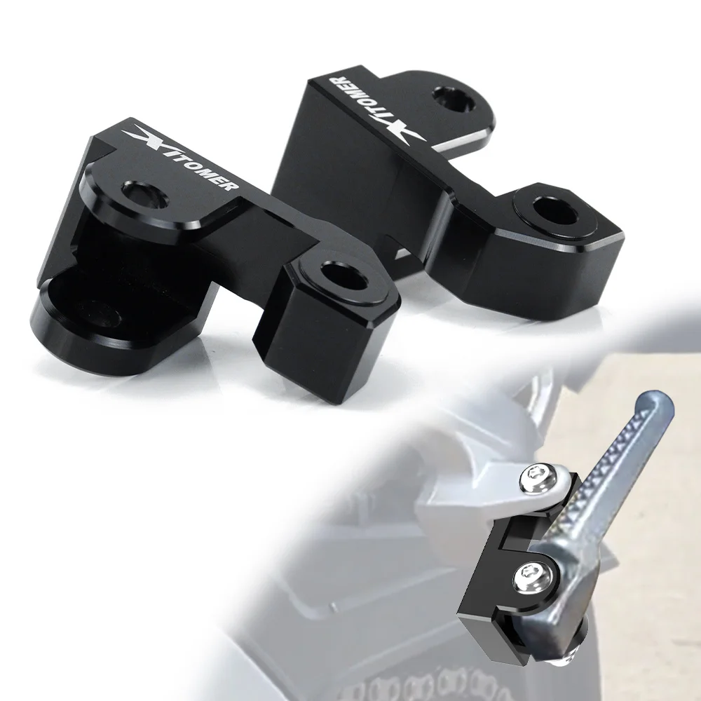 Passend für Honda VFR 800 X Crossrunner 2016, Motorrad-Aluminium-Beifahrerfußrasten, Tieferlegung, Umzugshalterungssatz, hintere Fußstützen Image