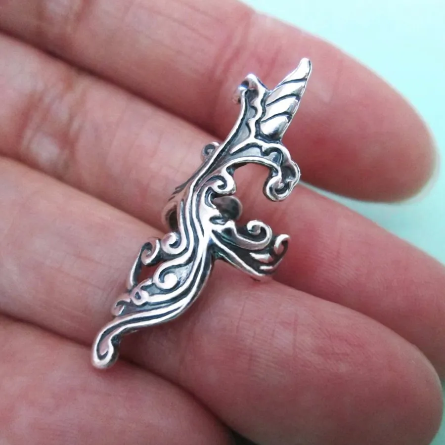 Huitan Heißer Trend Ohr Manschetten Vintage Ohrringe für Frauen Antik Silber Farbe/Gold Farbe Boho Welle Muster Clip Ohrringe schmuck