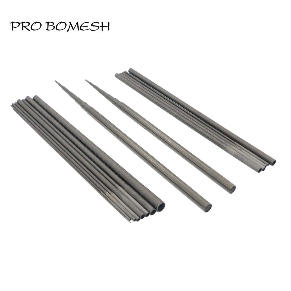 Pro Bomesh 1,67 m 1,68 m 1,82 m 1,85 m Xrays Wrap 4 Achsen Wrap Kohlefaser Reise Forellenstange Blank DIY Gebäudekomponente Cane Image