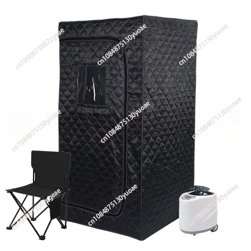 Neu, grenzüberschreitender Dampfbad, Dampfkasten, Ganzkörper, faltbar, Haushalt, Sauna-Dampfkasten aus Edelstahl