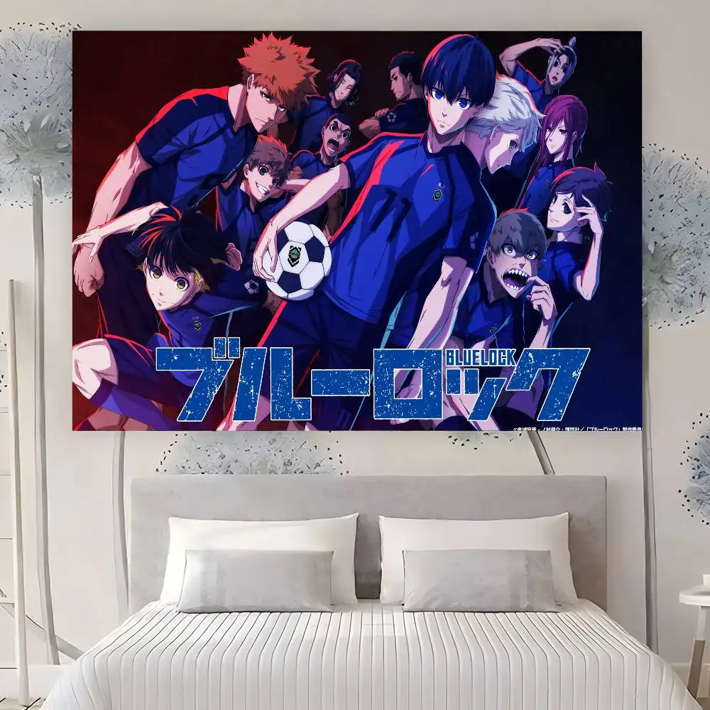 Blue Lock Fotografie Hintergrund Party Kinder Familie Porträt Dekor Hintergrund Foto Studio Image