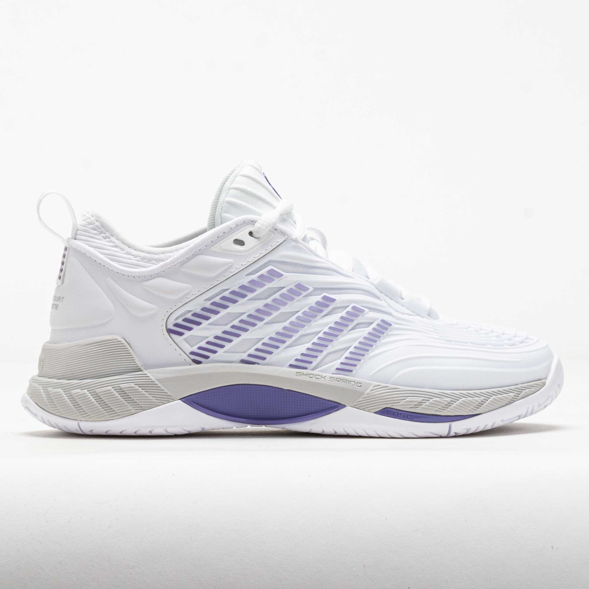 K-Swiss Hypercourt Supreme 2 Women's Tennis Shoes White/Lunar Rock/Purple Haze