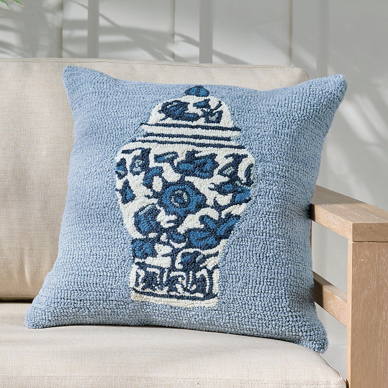 Ginger Jar Outdoor Pillow - Grandin Road