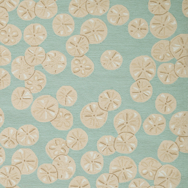 Hatteras Hand Tufted Outdoor Rug - Blue, 2' X 8'/Blue - Grandin Road