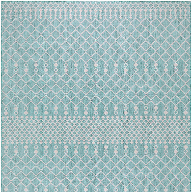 Tulane Trellis Indoor/Outdoor Rug - Green, 9' x 12' - Frontgate