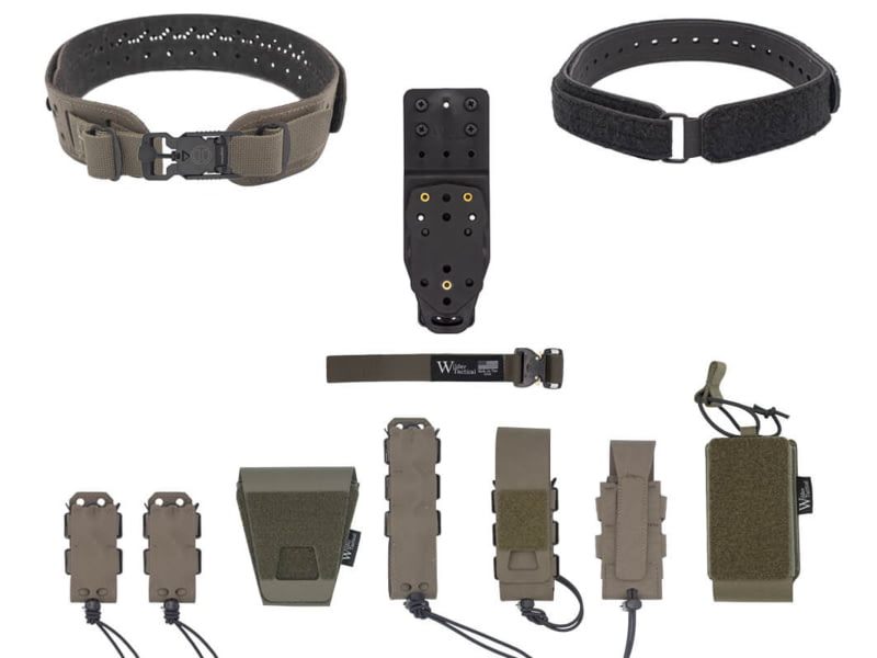 Wilder Tactical HITMAN GEAR Charlie TruForm Full LE Belt Package - Women's MHP Adapter V-Buckle Ranger Green XS-LG 26-40 WHMGCHLEPRG11