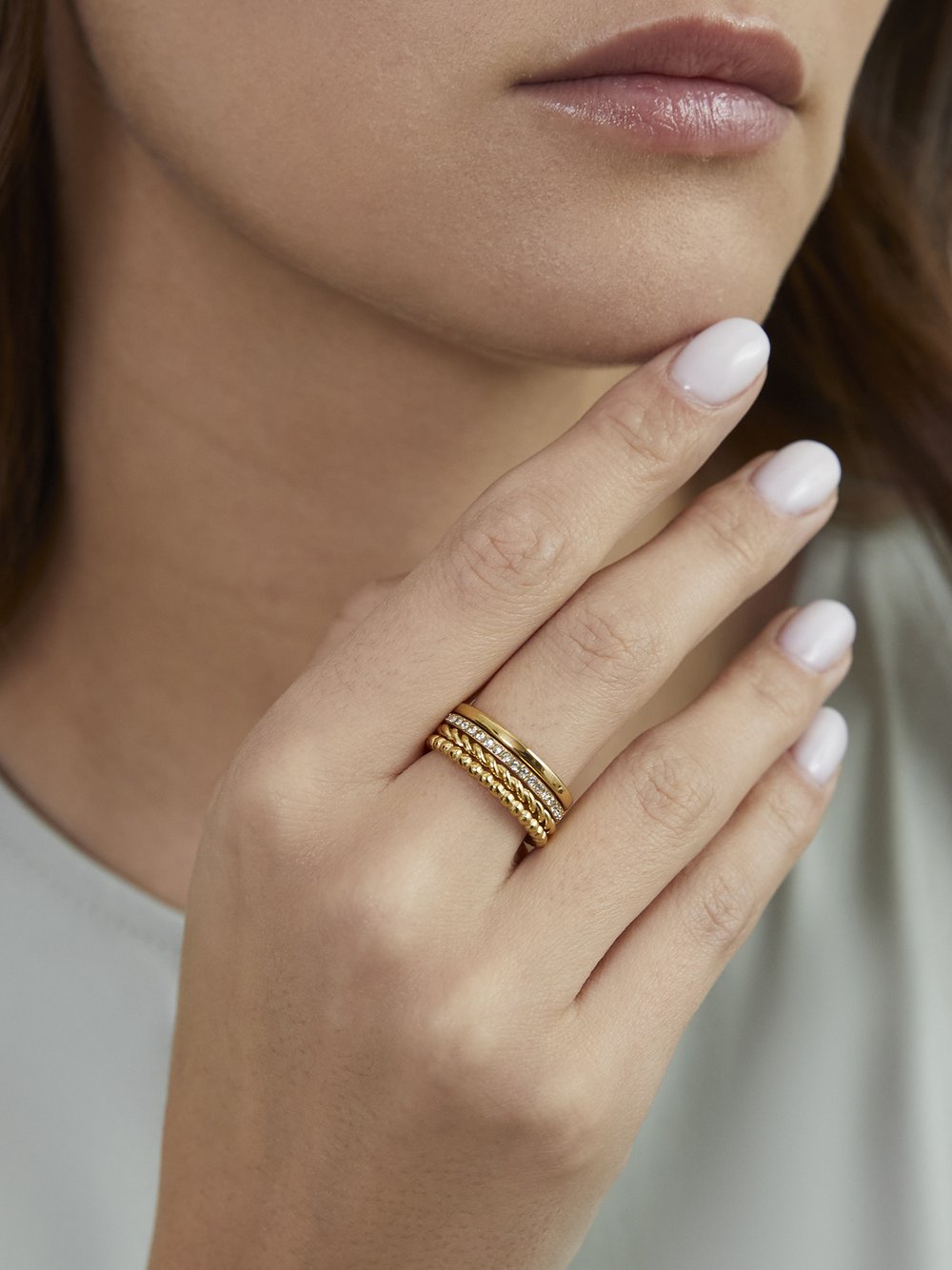 s.Oliver Ring Damen gold, 52 Image