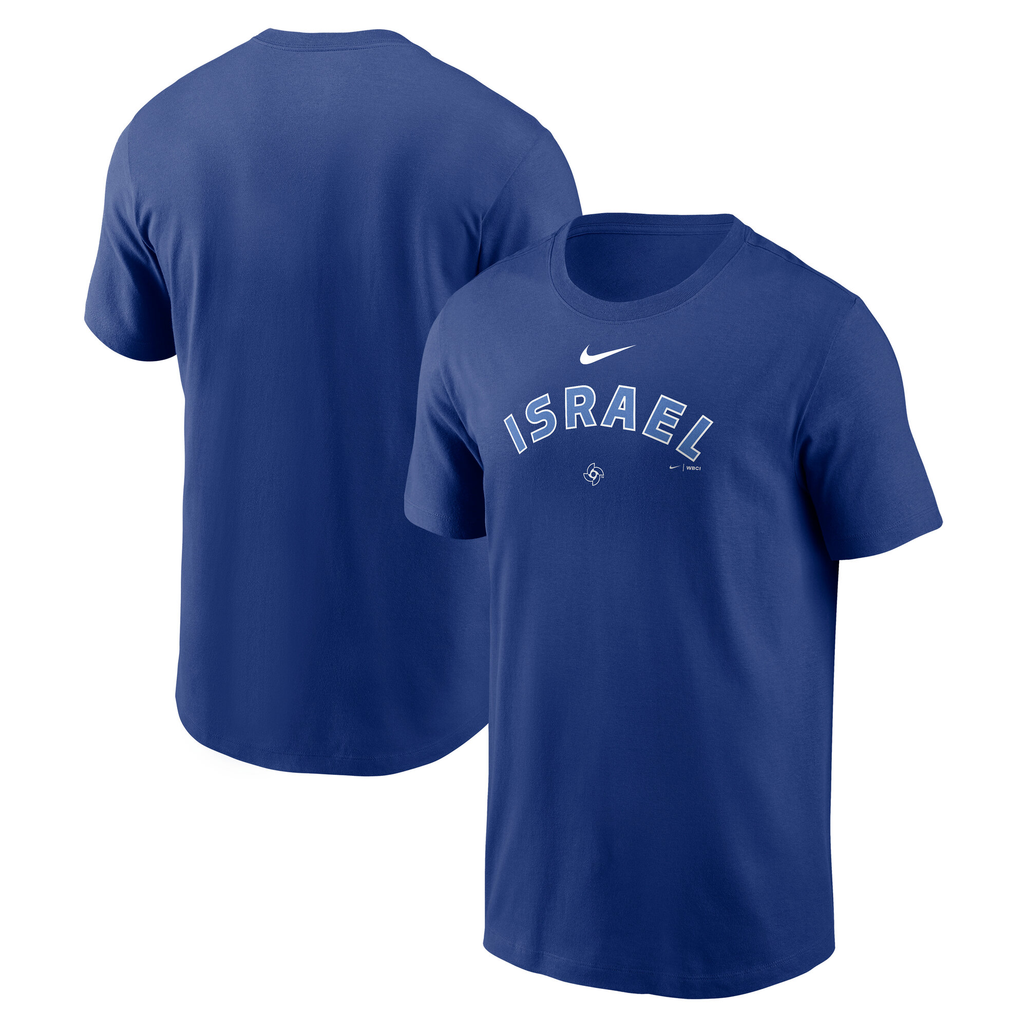"Nike Herren-T-Shirt mit Royal Israel Baseball-Logo zur World Baseball Classic 2026" Image