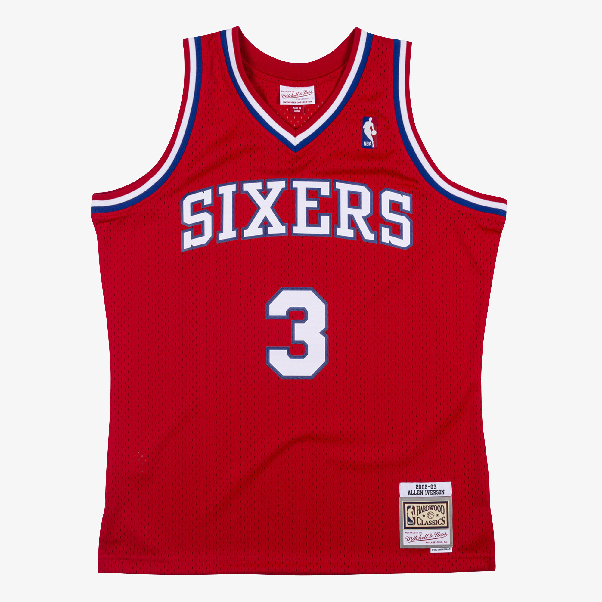 "Philadelphia 76ers Mitchell & Ness Swingman-Trikot Allen Iverson 2002-03" Image