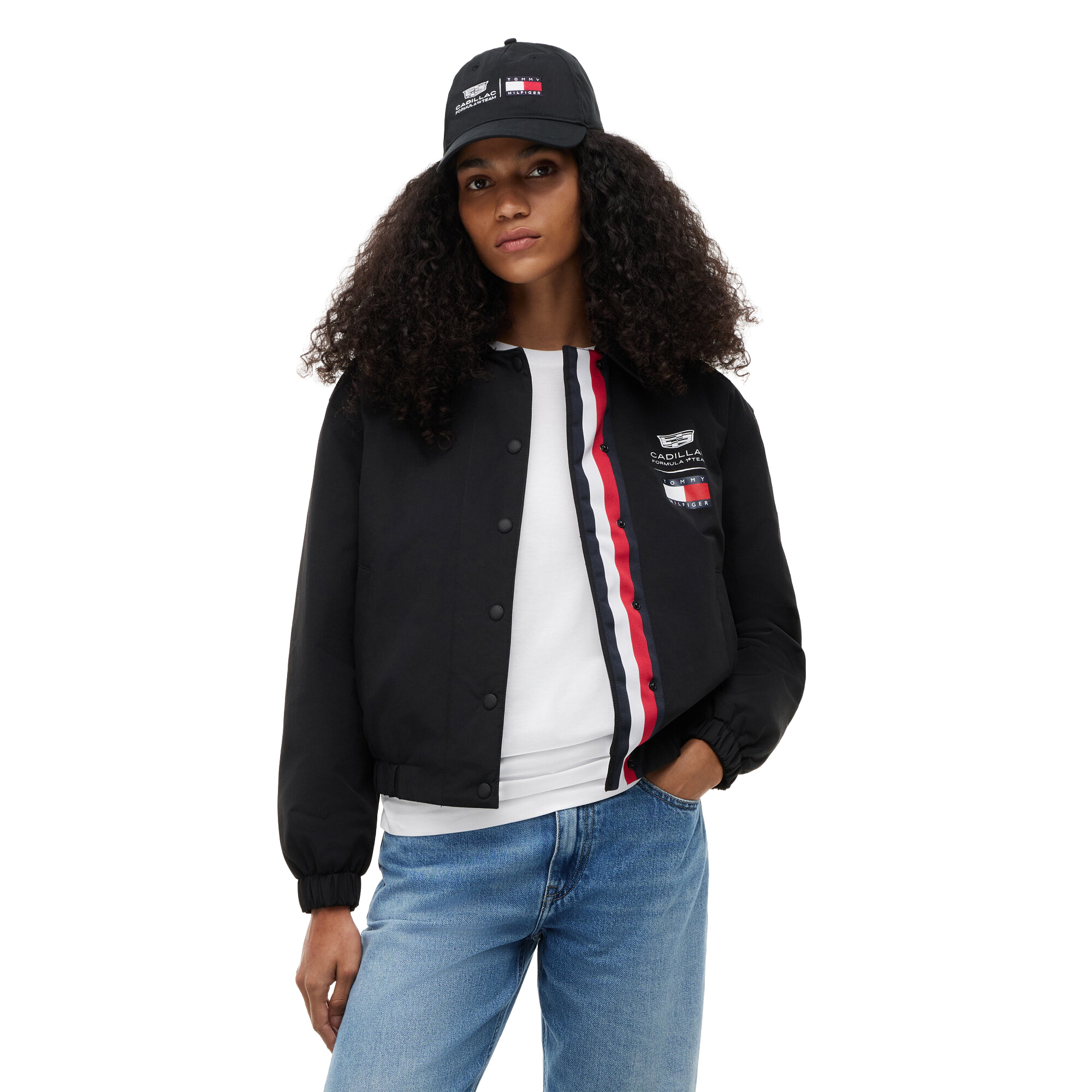"Cadillac Tommy Hilfiger Logo Cropped Jacket - Damen" Image