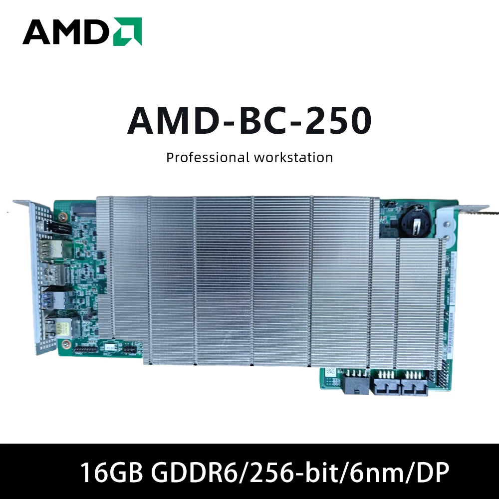 AMD BC 250 carte graphique minière prise en charge 16GB GDDR6 256 bits carte unique flambant neuf gpu tarjeta gráfica pour ordinateurs de bureau jeu pc