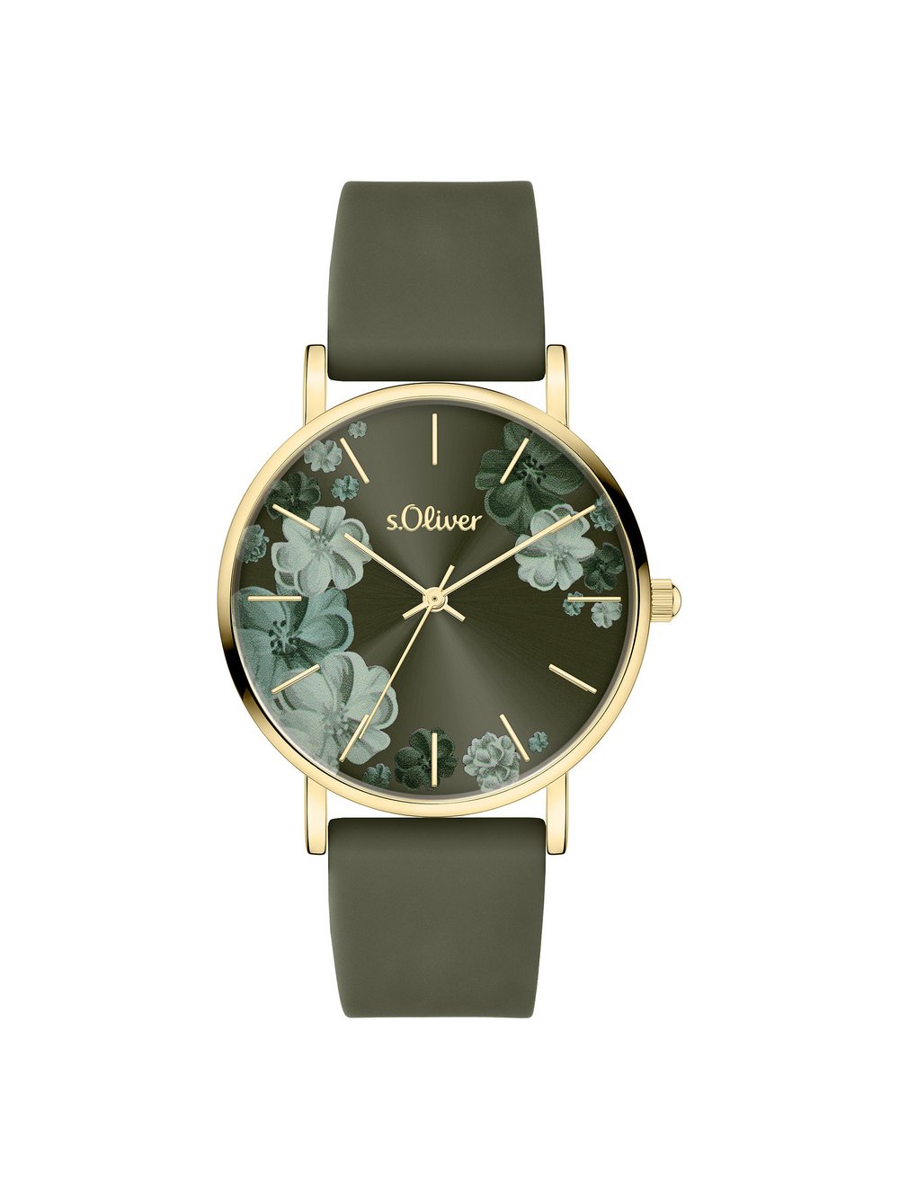 s.Oliver Armbanduhr Damen grün, ONE SIZE Image