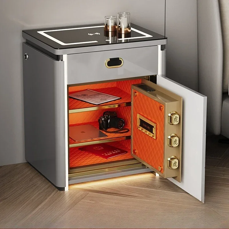 Möbel für Zuhause, Nachttisch, Schlafzimmer, Combe Next To Bed, komplette Schlafzimmermöbel, intelligenter, versteckter, diebstahlsicherer, sicherer Nachttisch Image