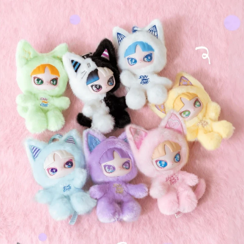 Inns Blind Box Cat Inn Your Chat Series Mystery Box Inn Actionfigur Spielzeug Überraschung Taschenanhänger Plüsch Schlüsselanhänger Vinyl Puppen Geschenke Image