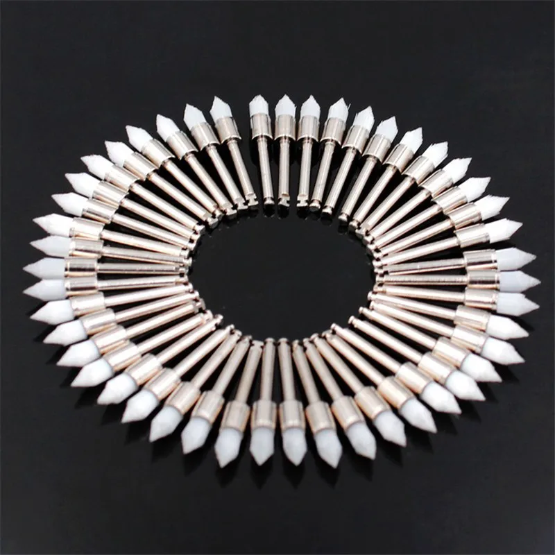 100 Stück/Box Zahnpolierbürsten Nylon-Spitzenbürsten für Zahnpolitur Prophylaxe-Bürsten für Winkelstücke Zahnarztmaterial Image