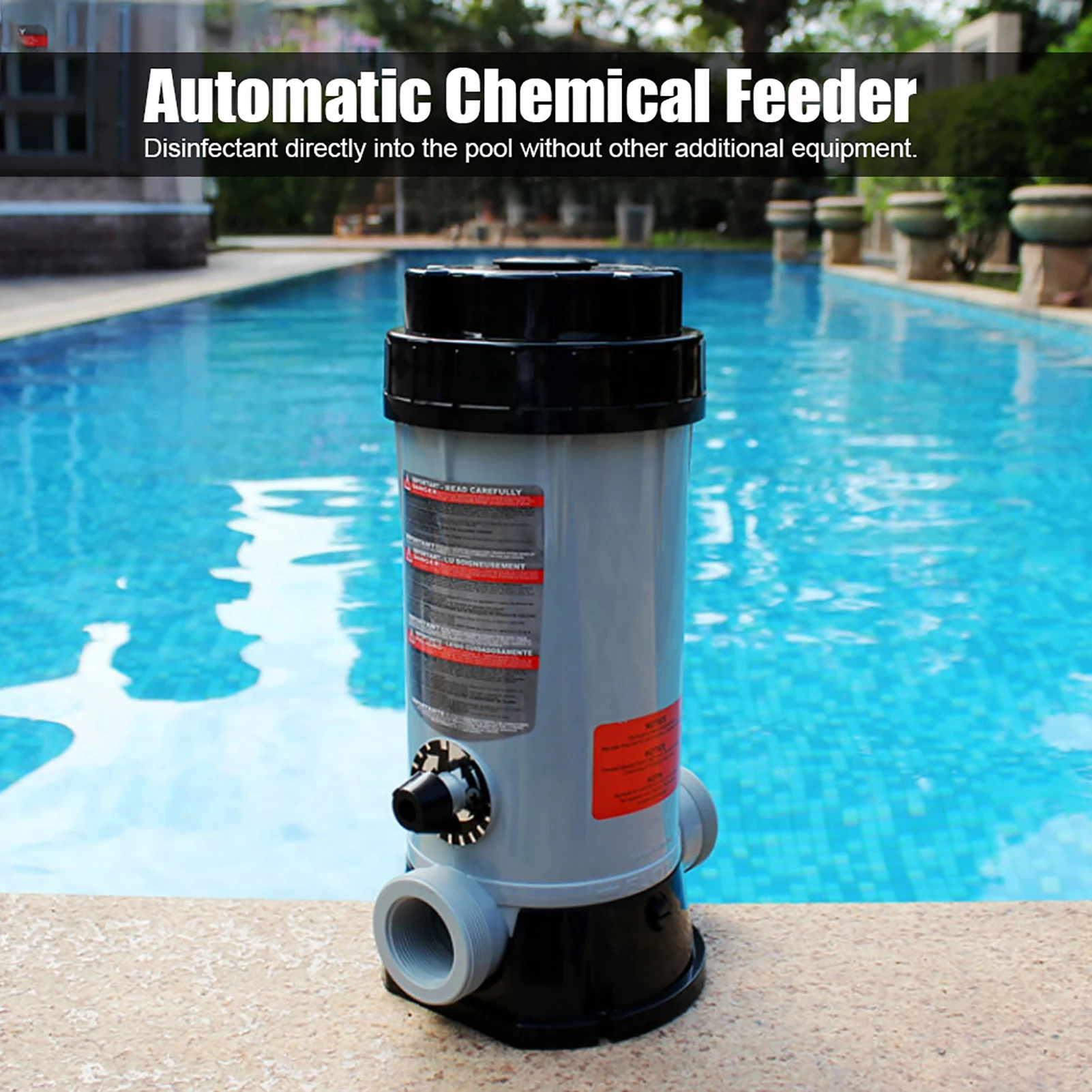 CL-200 Automatischer Chemikaliendosierer, Chlorspender, Chlorinator, Desinfektionsgerät für Schwimmbäder, automatischer Chlordosierer Image