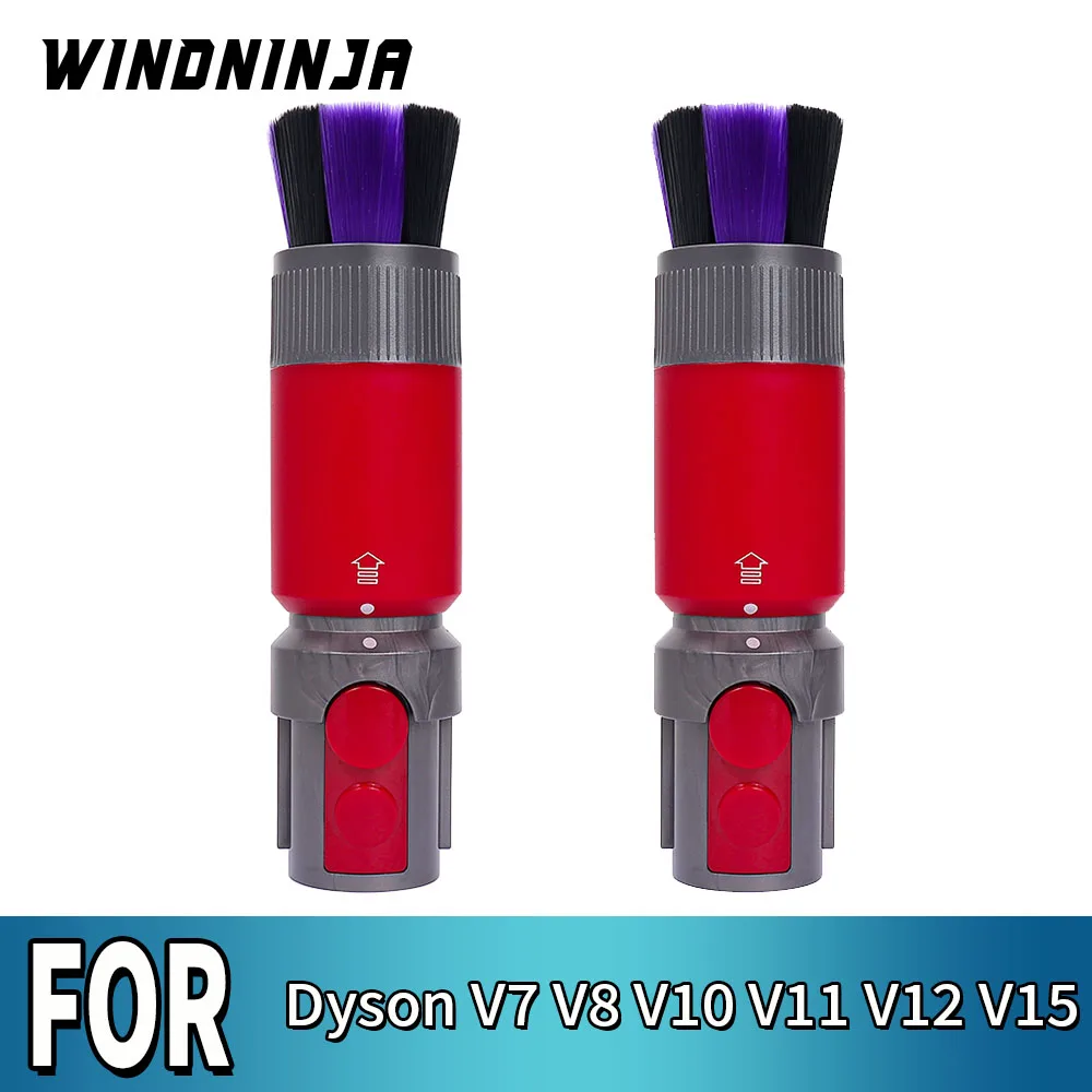 Staubsauger-Zubehör: Spurloser, weicher Bürstenkopf für Dyson V7 V8 V10 V11 V12 V15 – Universeller Saugkopf Image