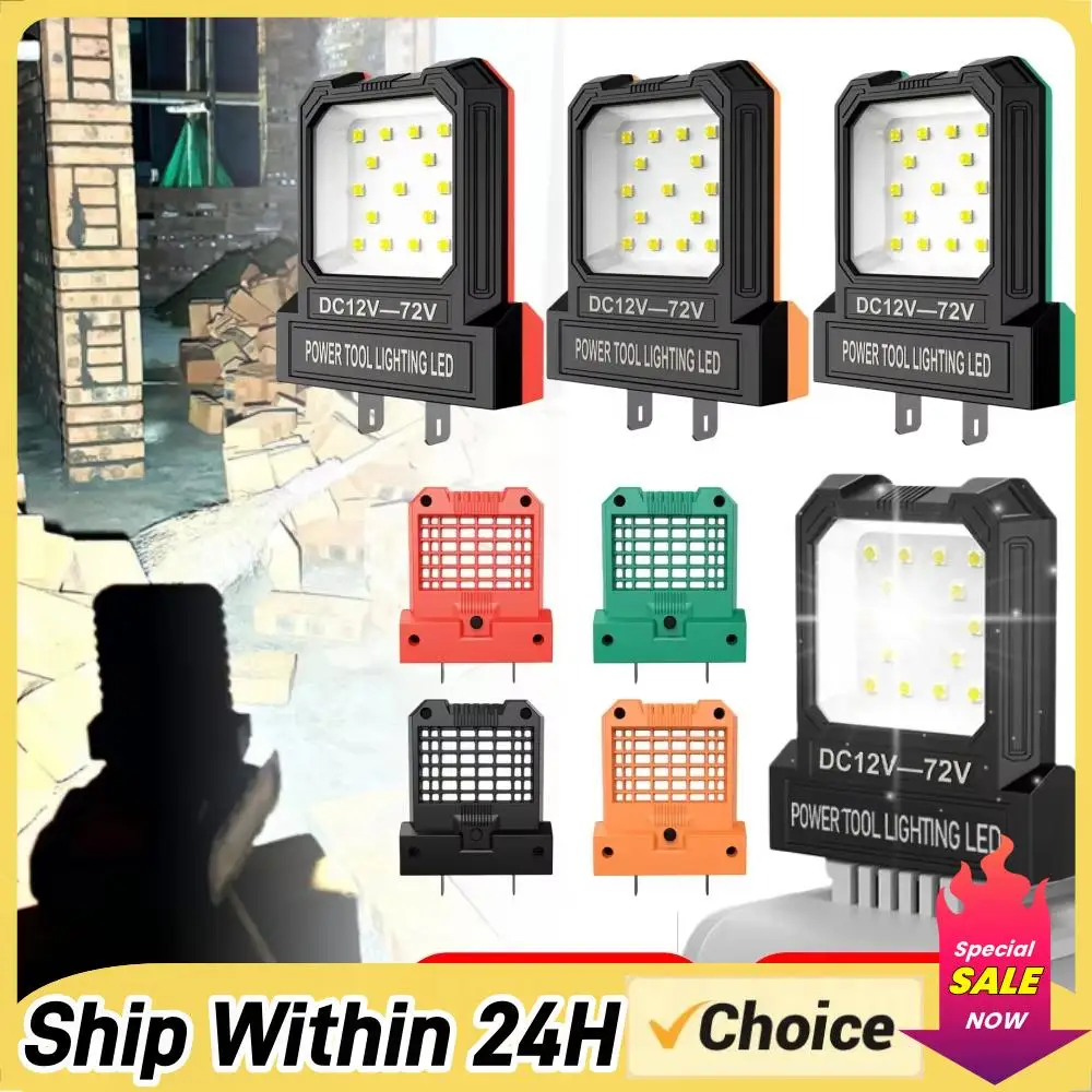 LED-Arbeitsleuchte, 14 W, LED-Camping-Laterne, Mini-Taschen-Arbeitsleuchte, Inspektionsleuchte für 12–72 V Batterien, Taschenlampe, Camping-Lichter