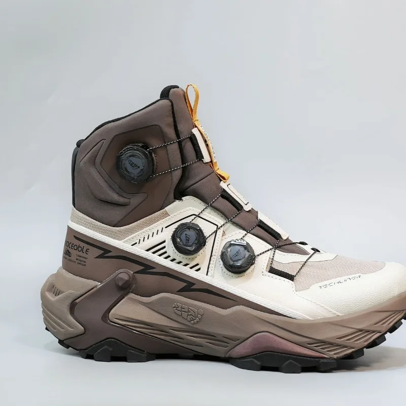 Super coole Wanderschuhe für Herren, hohe Trekkingstiefel für Herren, professioneller Herren-Schuh mit breiten Füßen zum Wandern, Outdoor-Reiseschuh Image