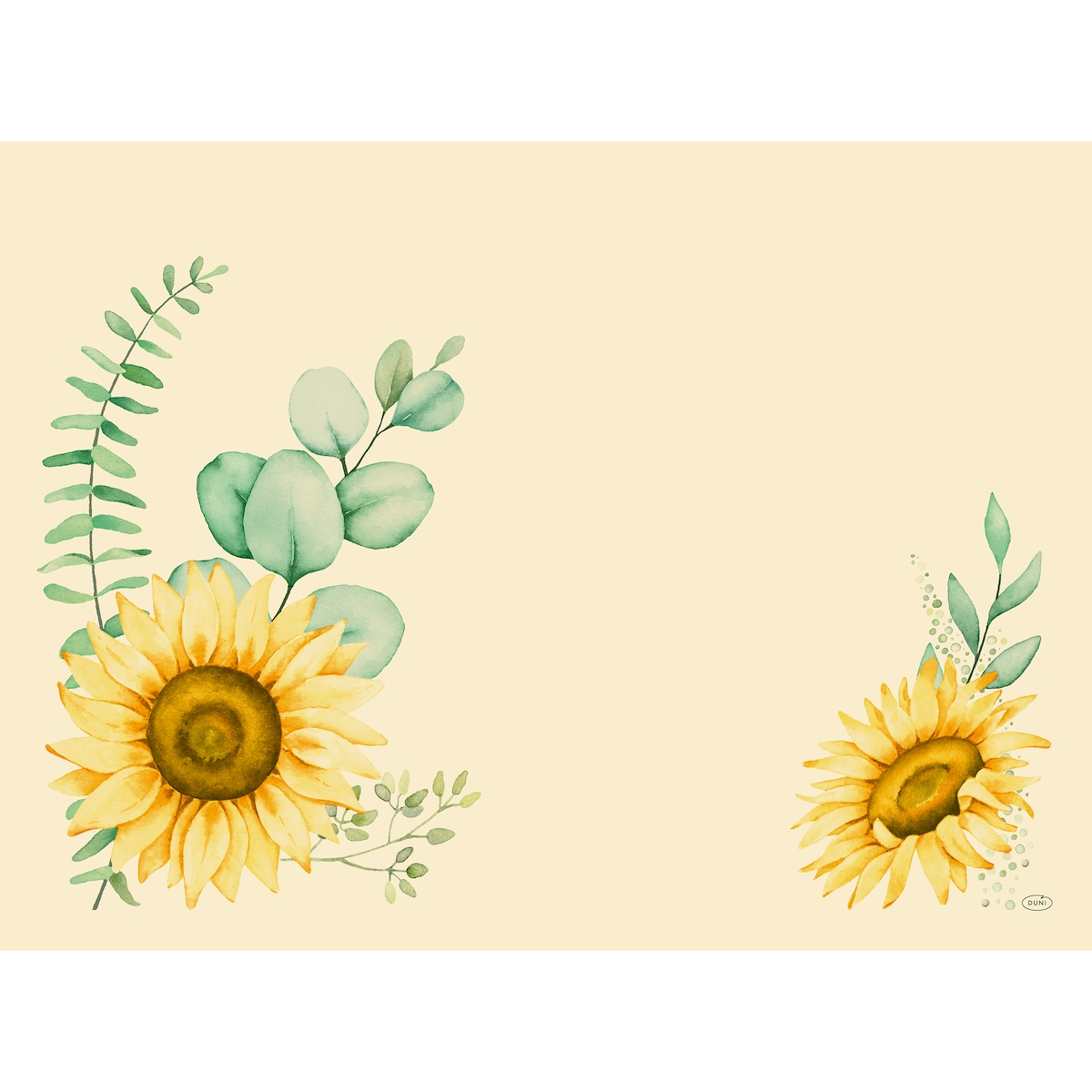 Duni Bio Dunicel®-Tischset 30 x 40 cm Sunflower dreams, 500 Stk/Krt (5 x 100 Stk) Image