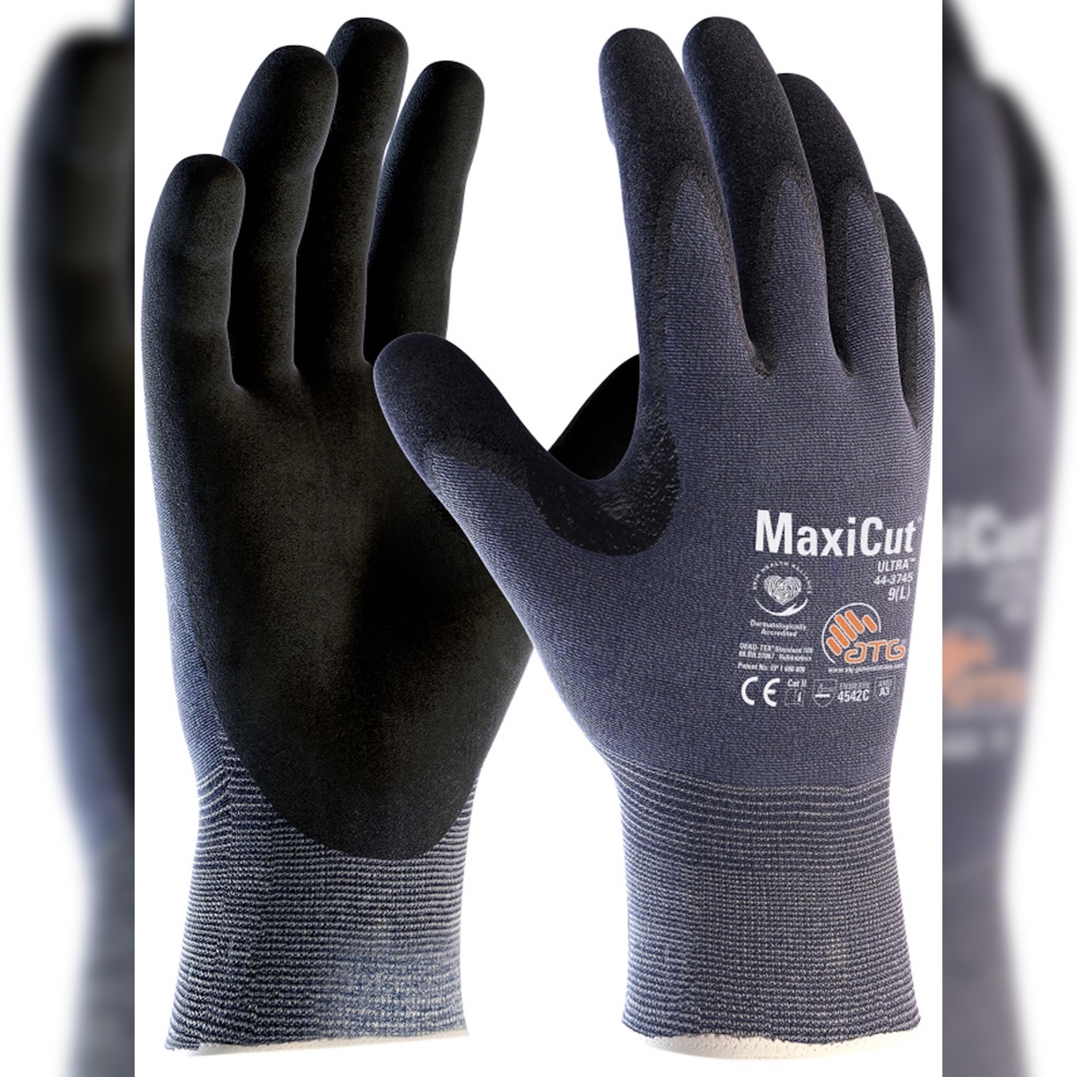 3 Paar Schnittschutz-Strickhandschuhe `MaxiCut® Ultra™` Schnittschutzklasse 5 (44-3745), ATG 2495 - Größe 9 (L) Image