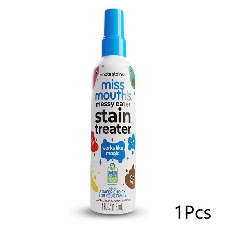 1 Stück Fleckenentferner für Kleidung Tragbarer Spray und Wasch-Fleckenentferner für Mantel Stoff Teppich Fleckenspray Gelbentferner Bleichmittel Image