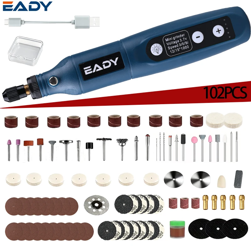 USB-Akku-Rotationswerkzeug, kabelloser Mini-Bohrer, ideal zum Gravieren, Schleifen, Polieren und Bohren – die perfekte Geschenkidee Image