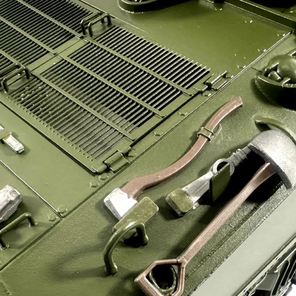 Spielzeug Mato Metall TR RC Panzer Maßstab 1/16 4CH 2,4 GHz Armeegrün M4A3 Sherman Infrarot Ver R1230 RC HOBBY Funksteuerung Modell TH00673