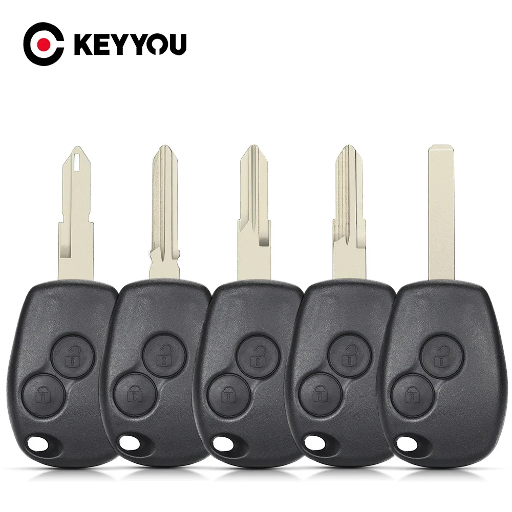 KEYYOU Für Renault Duster Modus Clio 3 Twingo DACIA Logan Sandero Kangoo Für Nissan Neue Ersatz 2BNT Auto Schlüssel Fall Image