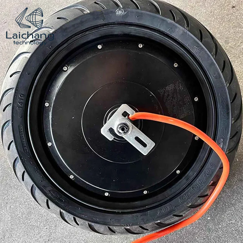 Fabrikpreis 1500W-3000W Hochleistungs-Motorradnabe mit 12-Zoll-Scheibenbremse für Elektromotorräder 60V/72V Image