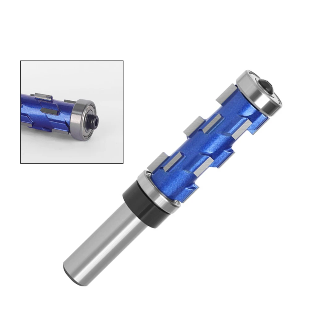 8mm Schaft Dual Lager Spiral Flush Trim Router Bit Dual Achse Lager Spirale Fräser Für Glatte Genaue Holzbearbeitung Image