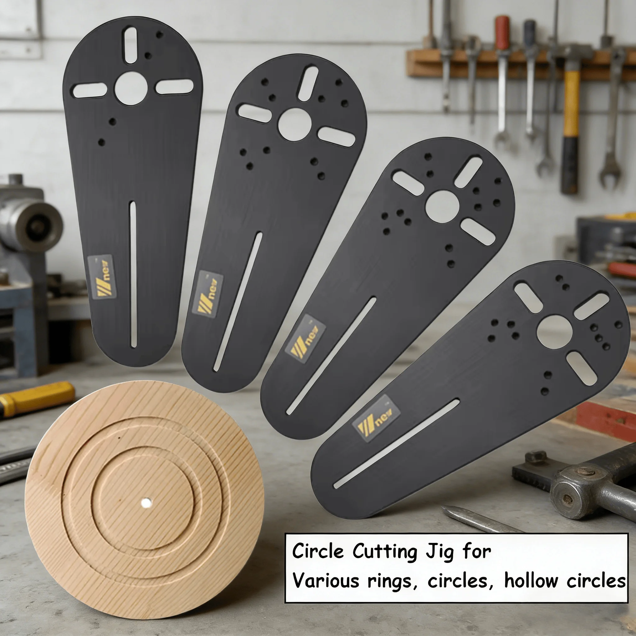 Kreisschneidevorrichtung für Bosch Makita Elektrische Handfräse Holzfräser Kreisfräsen Nutfräsen DIY-Werkzeuge Holzbearbeitung Fräsen Image