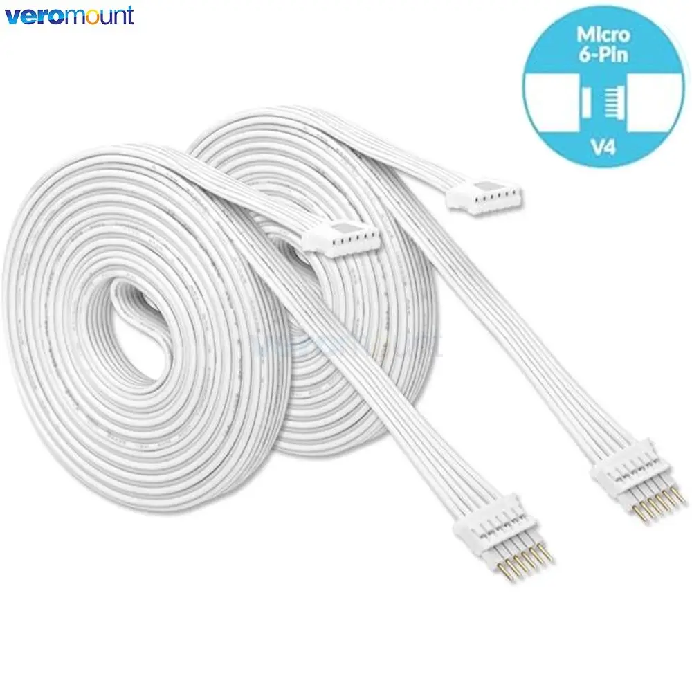 30 cm 1 m 2 m 3 m 5 m Verlängerungskabel Micro 6Pin Ecke 1 auf 2 Splitter Stecker Draht Steuerkasten Adapter für Hue Lightstrip Plus V4 Image