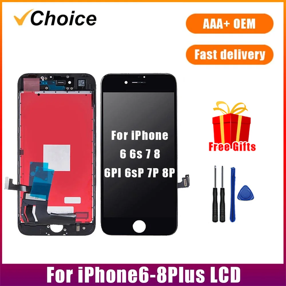 AAA + Retina LCD Für iPhone 6Plus 6sPlus 7Plus 8Plus LCD Touch Screen Digiziter Montage Für iPhone 6 6s 7 8 Display Image