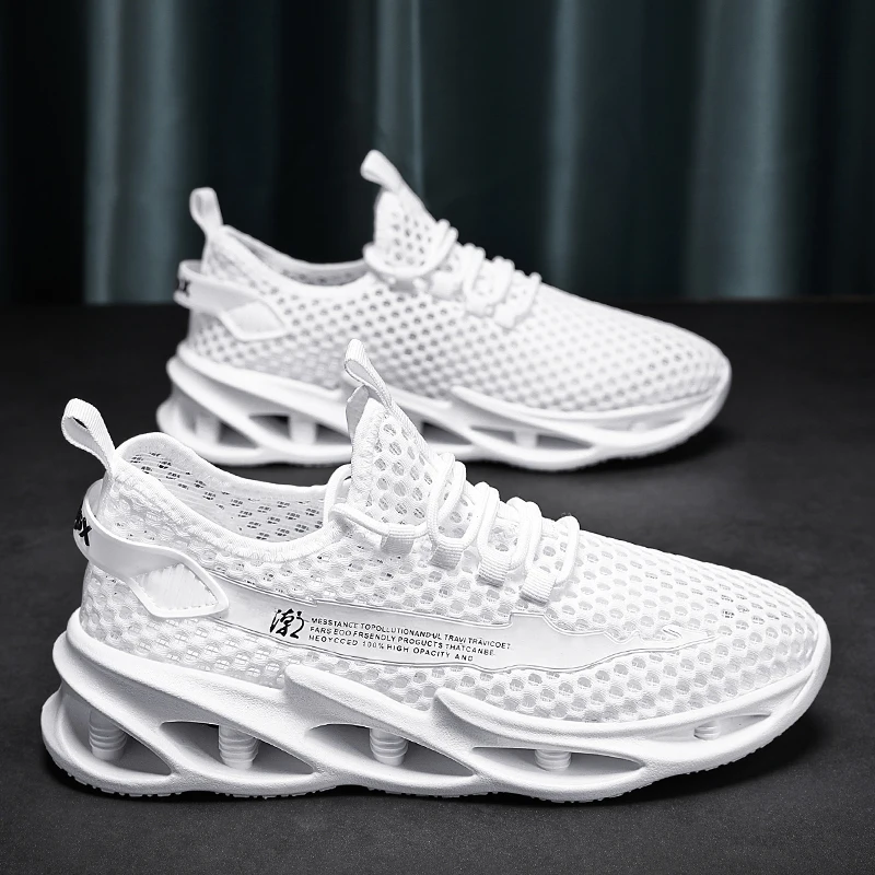 2025 neue Sommer Turnschuhe Männer Mesh Atmungsaktive Laufschuhe Tennis Schuhe Outdoor Sport Tenis Masculino Weiß Casual Wanderschuhe größe
