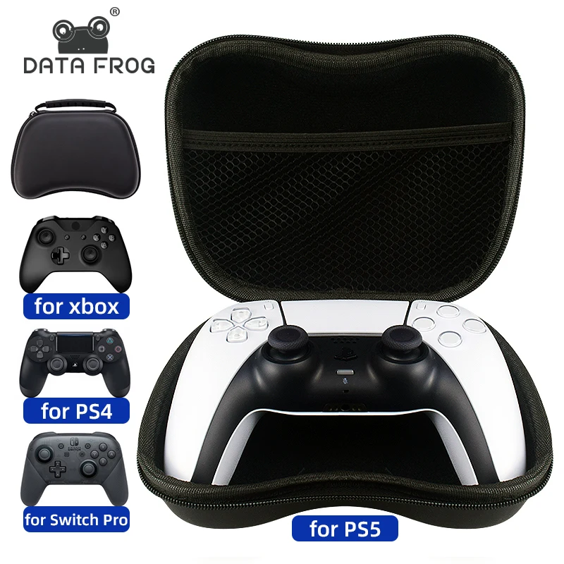 Data Frog Tragbare Hartschalen-Tragetasche für Xbox One/Xbox Series One S X, Reise-Schutzaufbewahrungstasche für PS5/PS4/PS3/Switch Pro Image