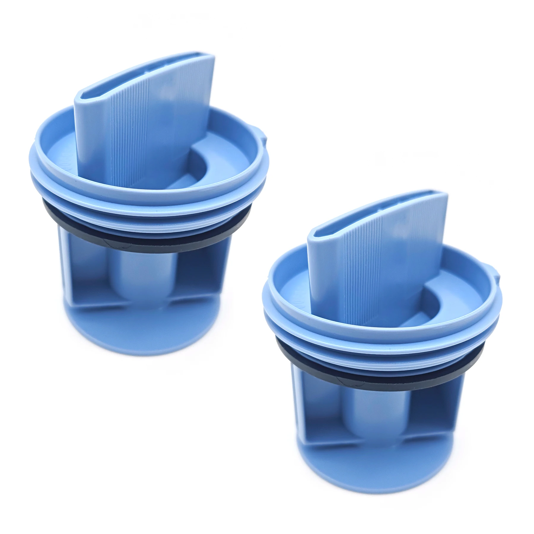 2 Stück Waschmaschinen-Ablauffilter 647920 00647920 605010 00605010 für Bosch Siemens Waschmaschine Ablaufpumpe Flusenfilter Image