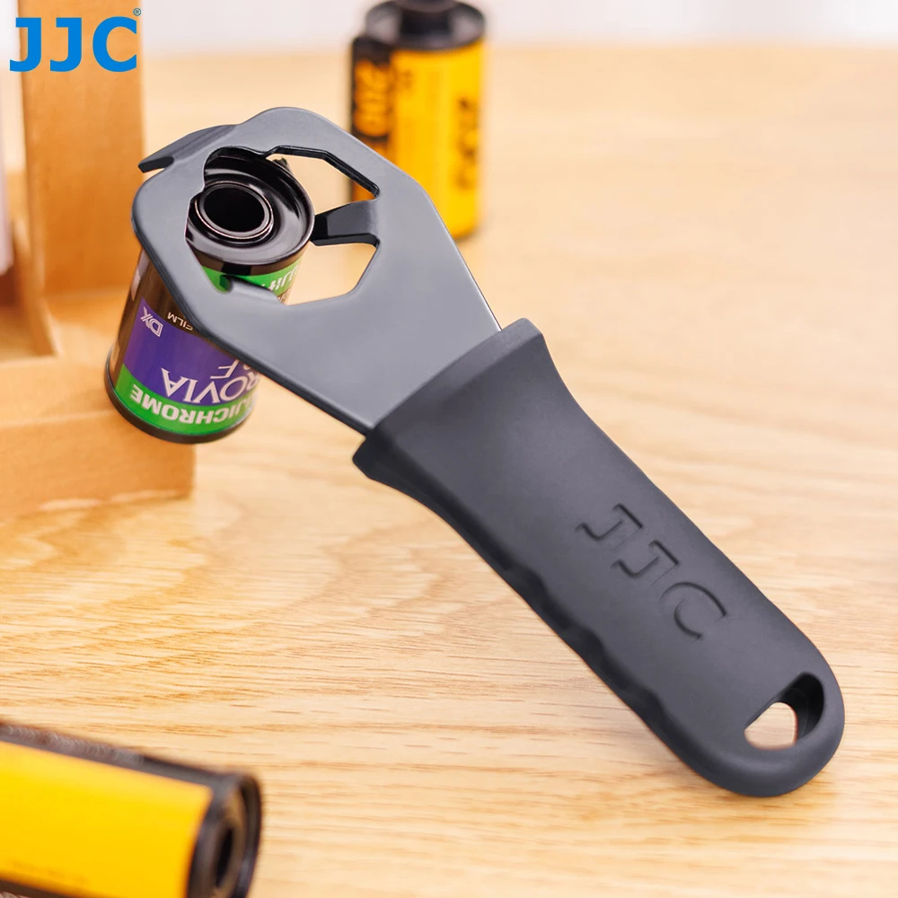 JJC 35 mm Filmkassettenöffner zum Entfernen von rutschfesten Dunkelkammer-Verarbeitungswerkzeugen für Kodak 35 mm Filmkartuschen Fujifilm-Zubehör Image