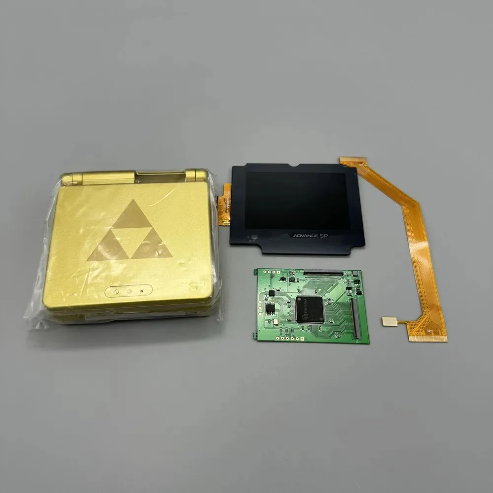 2026 neues GBASP IPS LCD 2,9 Zoll IPS LCD mit hoher Helligkeit und Gehäuse-Kit für Gameboy Advance SP Image