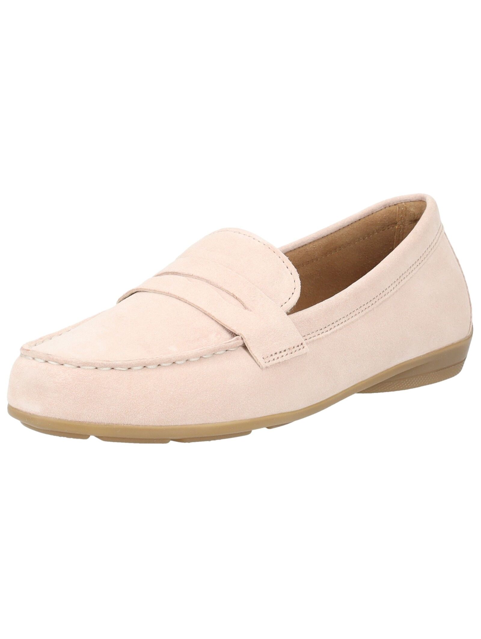 Slipper GABOR "Gabor Halbschuhe Leder", Damen, Gr. 40,5, rosa, Leder, Schuhe Slipper