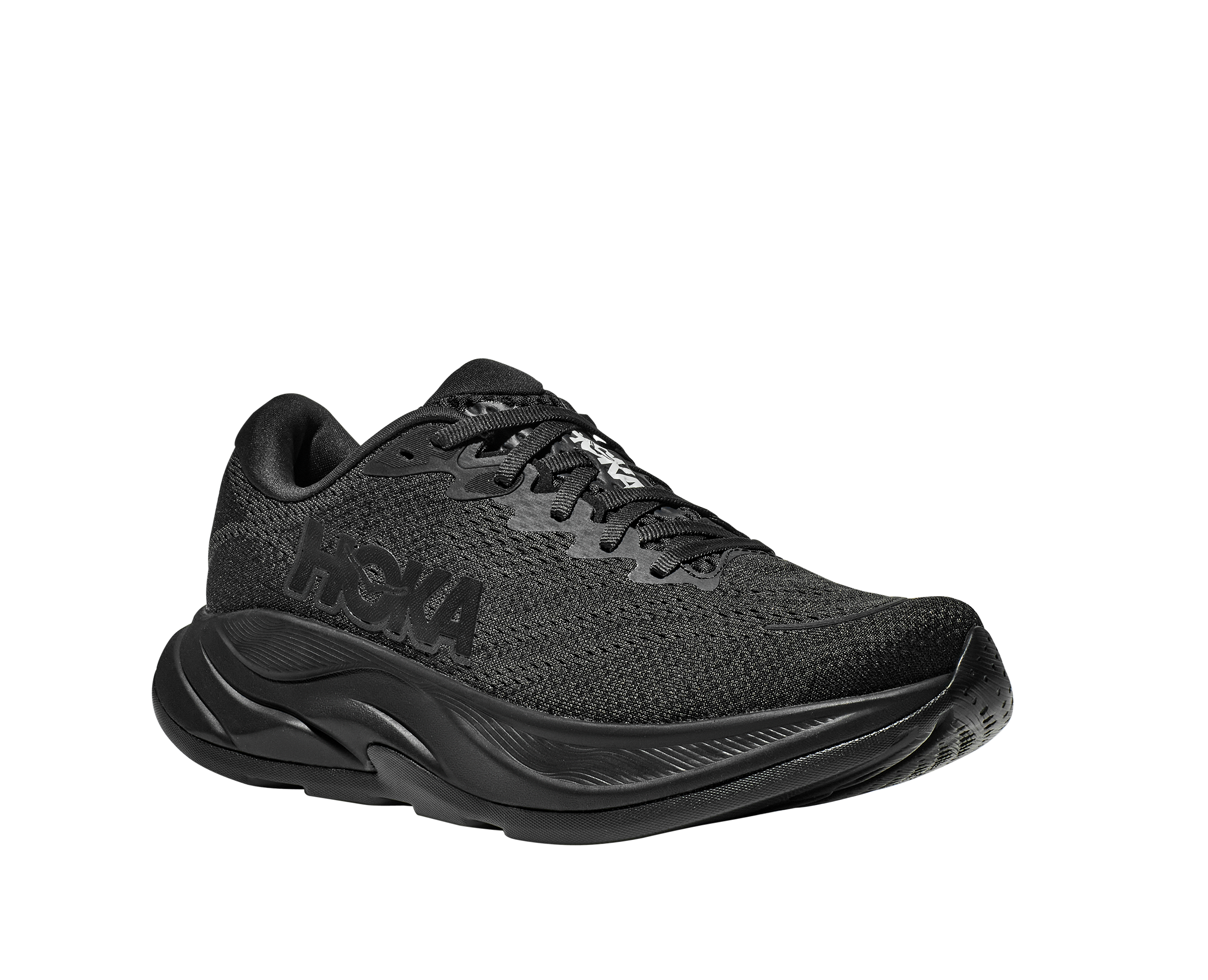 Laufschuh HOKA ONE ONE "RINCON 4", Damen, Gr. 41, schwarz, schwarz, Synthetik, Textil, mehrfarbig, Schuhe Laufschuh