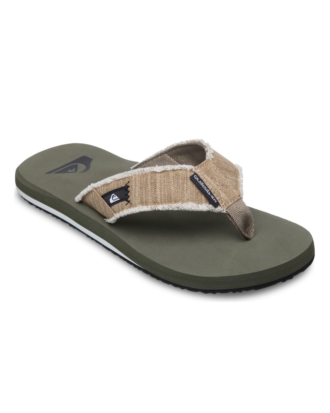 Sandale QUIKSILVER "Monkey Abyss", Herren, Gr. 9(42), braun, Obermaterial:Obermaterial: Textil / Futter: Textil / Außensohle: Rubberlon;, Schuhe Sandale