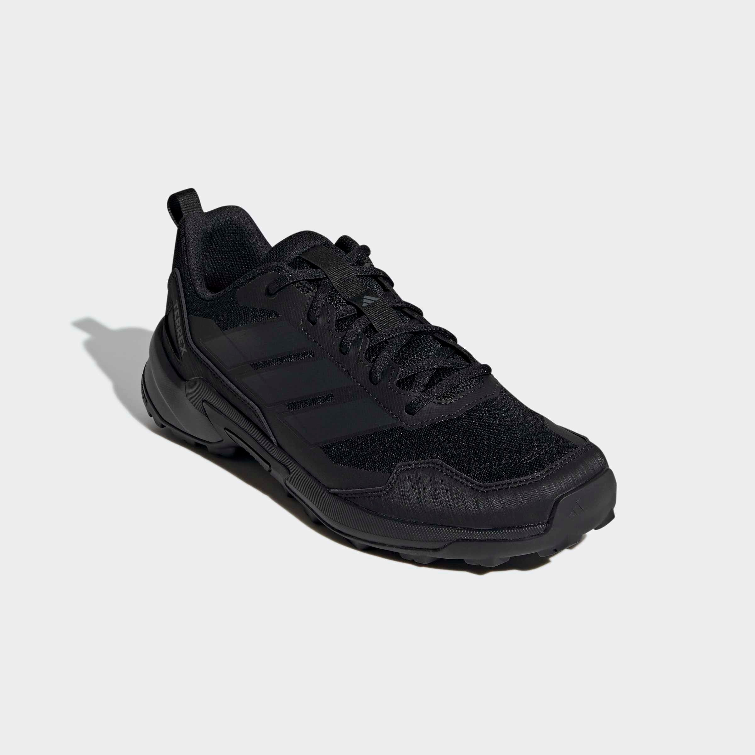 Wanderschuh ADIDAS TERREX "EASTRAIL 3", Herren, Gr. 42, core schwarz, carbon, grau four, Synthetik, Textil, Schuhe Wanderschuh